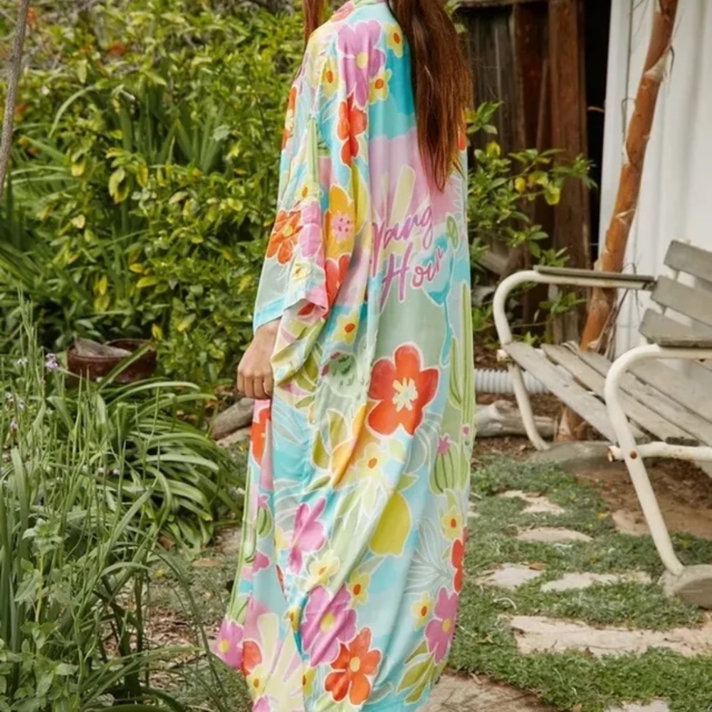 Free People Spell Margi Hour Maxi Robe Size M/L $240
